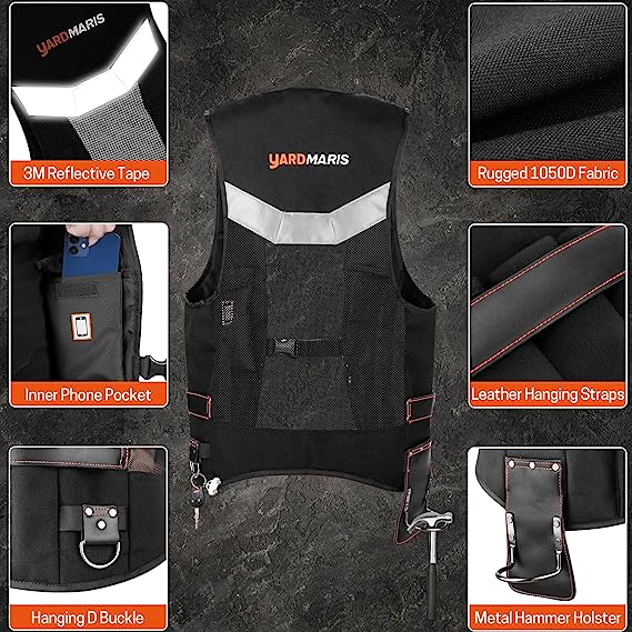 17 Pockets Tool Vest