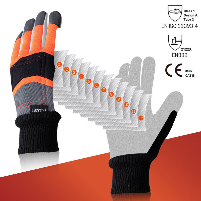 050 Classic Chainsaw Safety Gloves